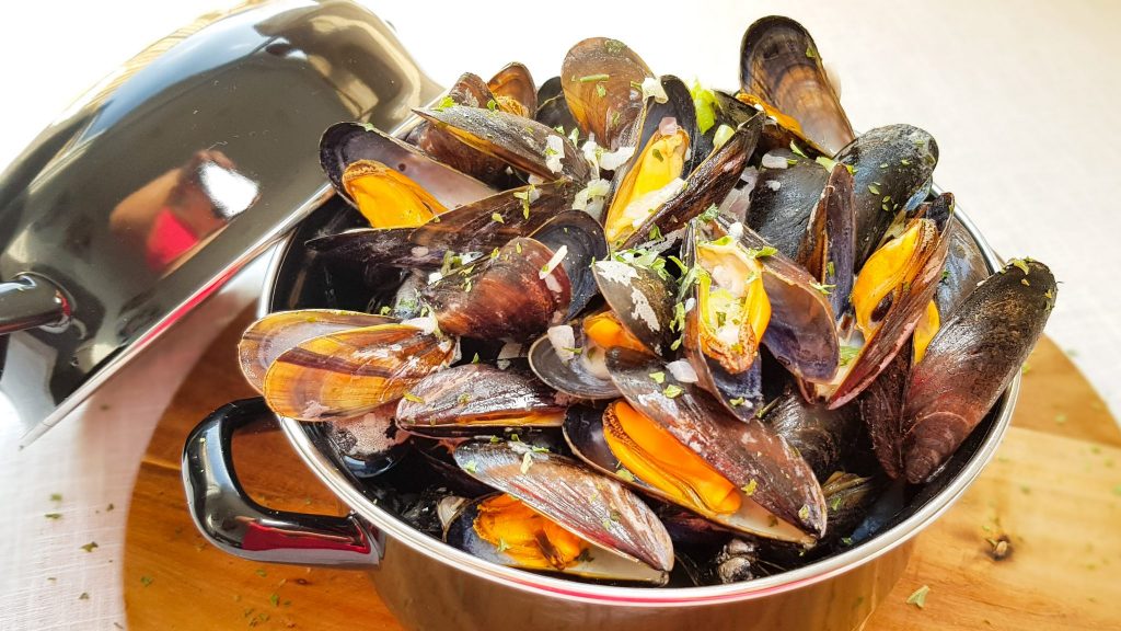Gekookte Mosselen